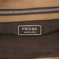 Prada Handtasche aus Leder in Braun