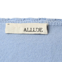 Allude Twinset in rook blauw