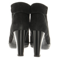 Hogan Ankle boots Suede in Black