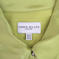 Karen Millen Bluse in Grüngelb