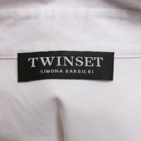 Twin Set Simona Barbieri abito plissettato in bicolor