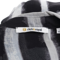 Rich & Royal Blouse à motif écossais