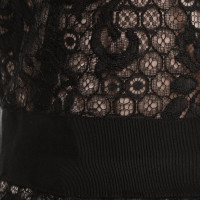 Diane Von Furstenberg Kanten jurk in zwart