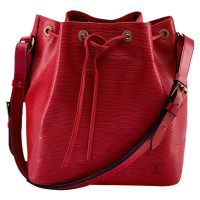 Louis Vuitton Sac Noé Leer in Rood