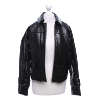 By Malene Birger Jacket/Coat Patent leather in Black