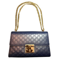 Gucci Shoulder bag Leather in Blue
