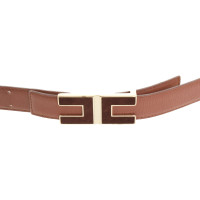 Elisabetta Franchi Belt Leather in Brown