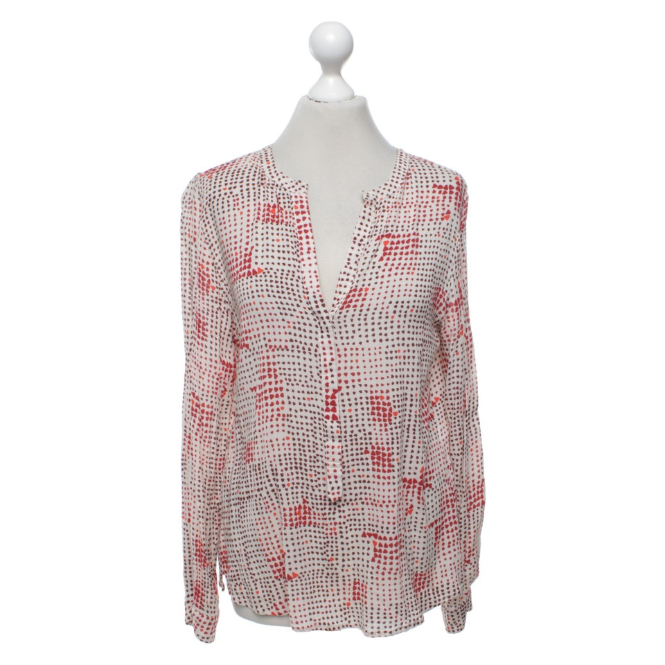Flowers For Friends Blouse with heart pattern