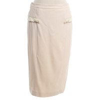 Christian Dior skirt suit in cream white