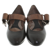 Marni Ballerina's in zwart / Brown