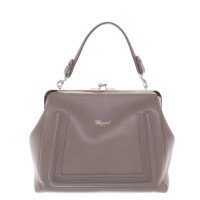 Chopard Handtas Leer in Taupe