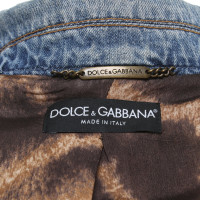 Dolce & Gabbana Jeans-Blazer mit Nieten