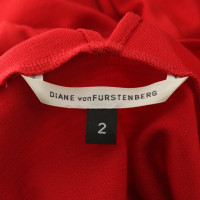 Diane Von Furstenberg Robe rouge en laine