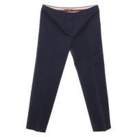 Max Mara Studio Trousers Cotton in Blue