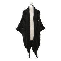 Patrizia Pepe Knitted coat in black