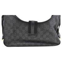 Gucci Handtasche aus Canvas in Braun