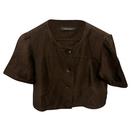 Marina Rinaldi Jacket/Coat Cotton in Brown