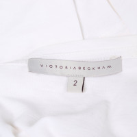 Victoria Beckham Oberteil aus Baumwolle in Weiß
