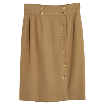 Chanel Skirt Wool in Ochre