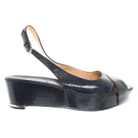 Sergio Rossi Platform Sandalen Patent Leather