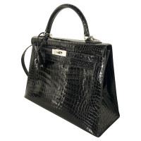 Hermès Kelly Bag 32 en Cuir en Noir