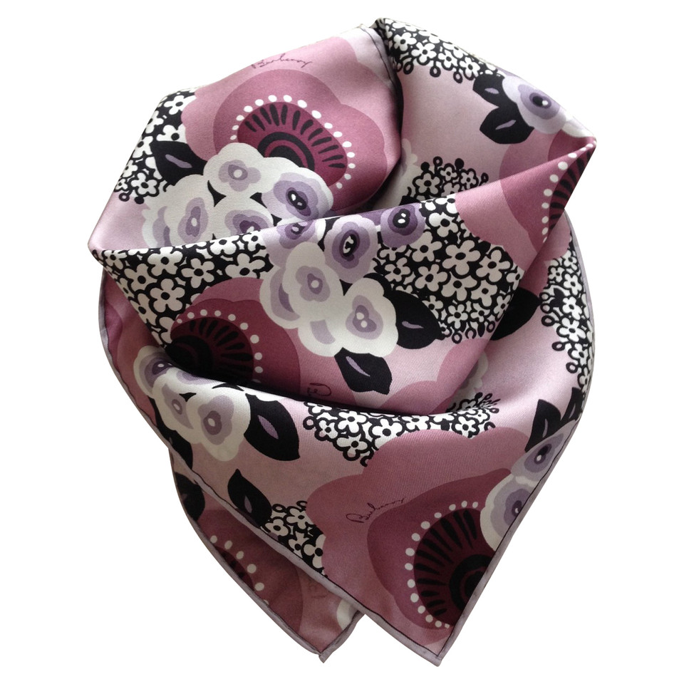 Burberry Foulard en soie avec motif