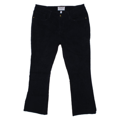 Frame Denim Trousers Cotton in Blue
