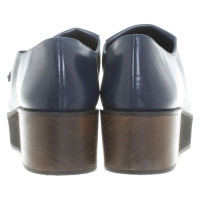 Paloma Barcelo Slippers/Ballerinas Leather in Blue