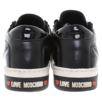 Moschino Sneakers in Schwarz/Weiß