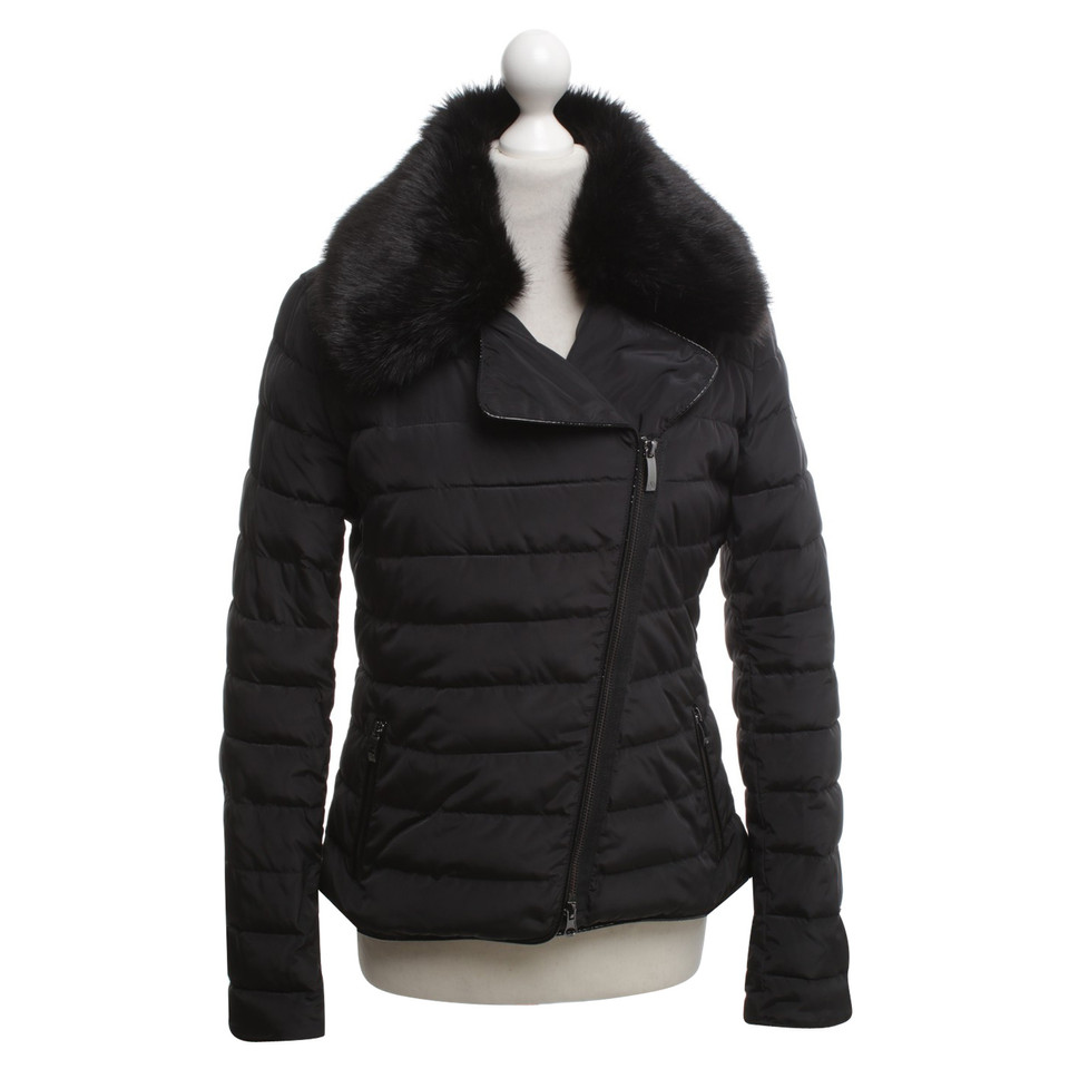 Armani Jeans Jacket with fake fur trim