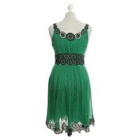 Catherine Malandrino zijden jurk in groen
