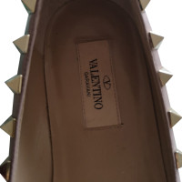 Valentino Garavani Slippers/Ballerinas Patent leather in Turquoise