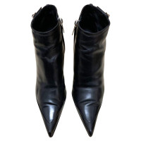 Christian Dior Ankle boots Leather in Black