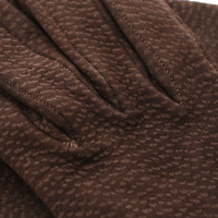 Yves Saint Laurent Gloves Suede in Brown