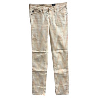 Ag Adriano Goldschmied Jeans in Cotone in Bianco