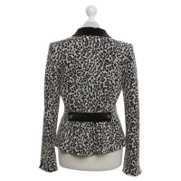 Armani Short jacket with leopard pattern