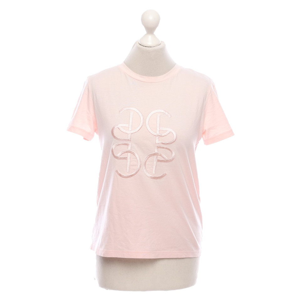 Claudie Pierlot Top en Coton en Rose/pink