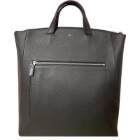 Mont Blanc Travel bag Leather in Black