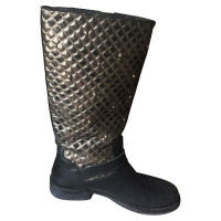 Htc Los Angeles Boots Leather in Black