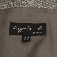 Agnès B. Pants suit in salt- & pepper optics