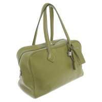 Hermès "Victoria Bag" in green