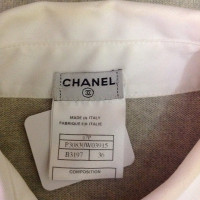 Chanel Trui met blouse kraag