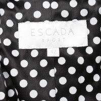 Escada Jasje van het leer in zwart