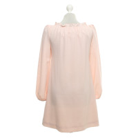 Goat Robe en laine rose