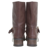 Strenesse Brown boots with buckle detail