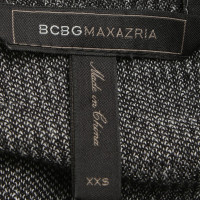 Bcbg Max Azria Robe en maille en noir / blanc