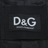 D&G manteau monté dans noir