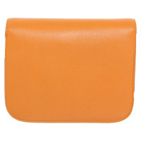 Céline Classic Bag aus Leder in Orange