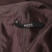 Hugo Boss Robe en brun avec motif