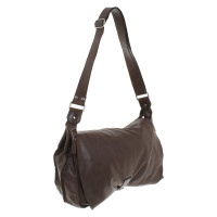 Cinque Shoulder bag Leather in Brown